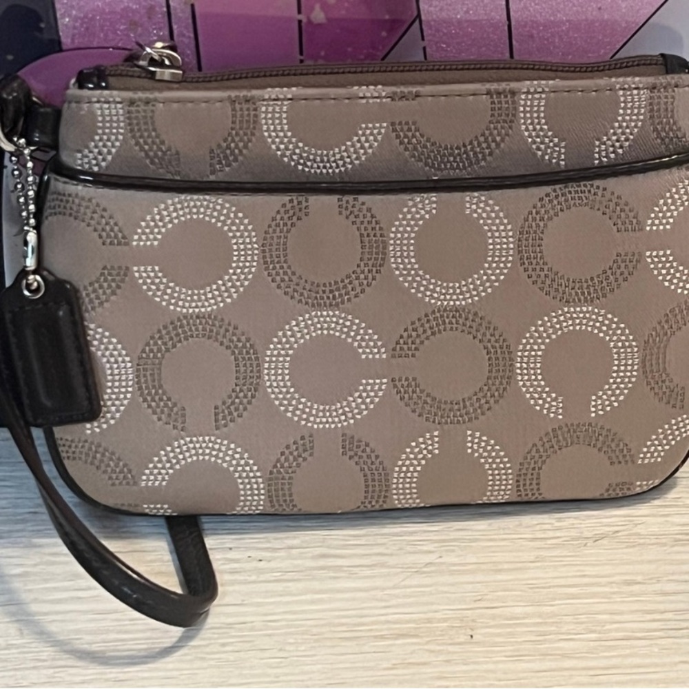 Coach Dot Op Art Small Wristlet